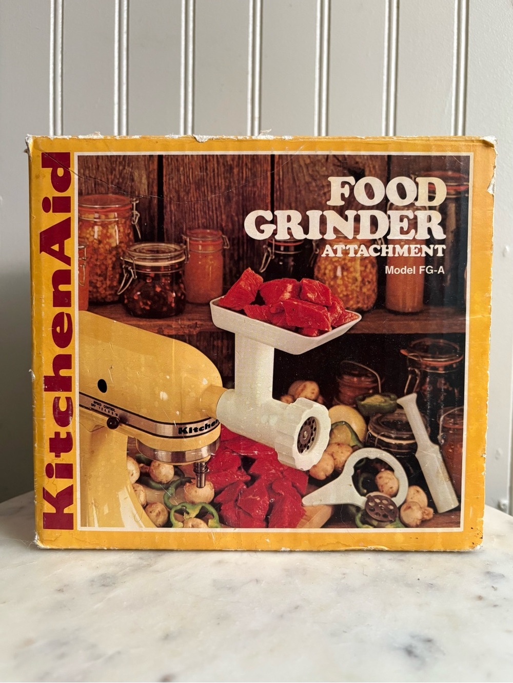Vintage Hobart KitchenAid Food Grinder Attachment Home Cooking VTG Retro Grandma